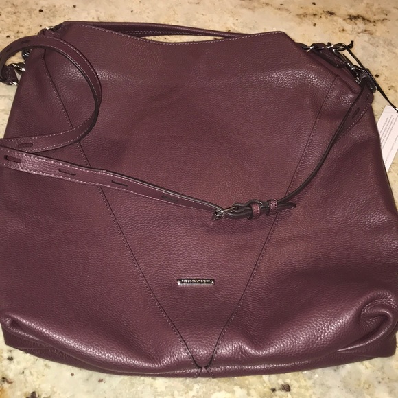 NWT Rebecca Minkoff Large Leather Moto Hobo - Picture 6 of 8